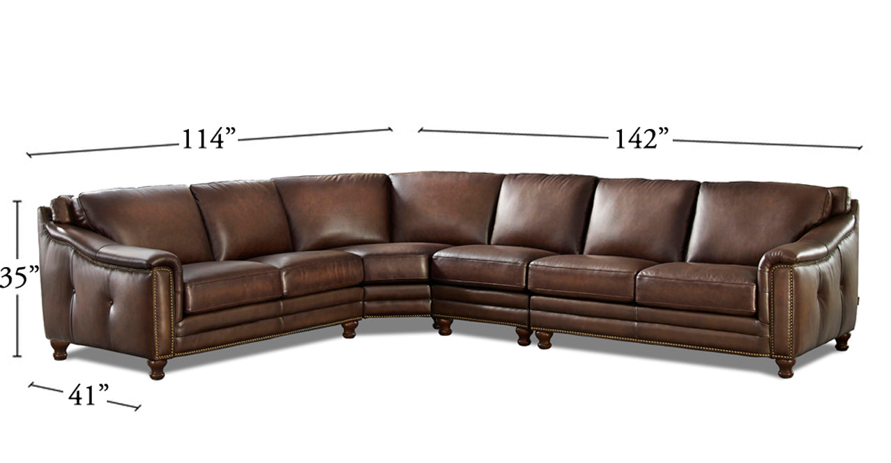 Belfast Leather Sectional Collection